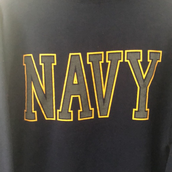 Pre-Owned Made in USA Navy Hoodie Size Small - Picture 6 of 8
